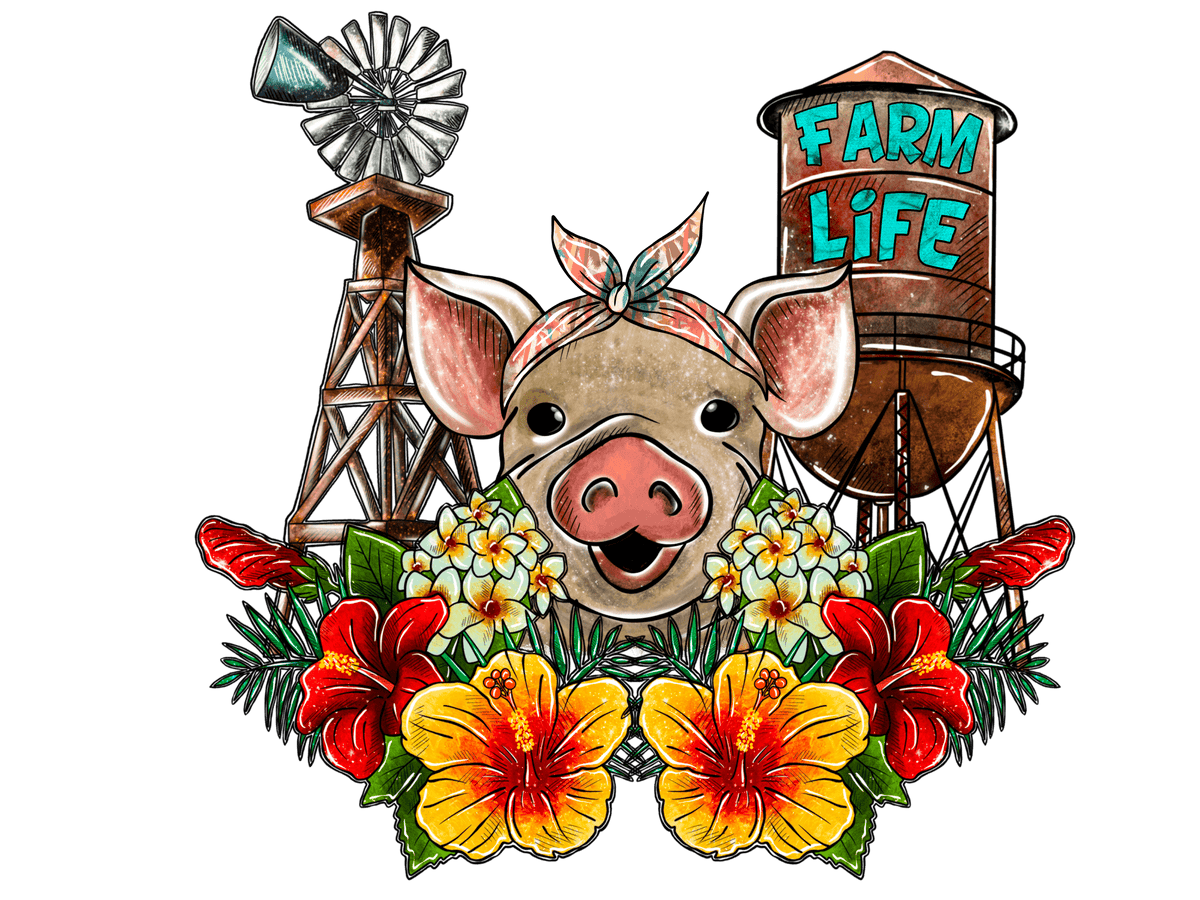 farm life pig EADesignTX