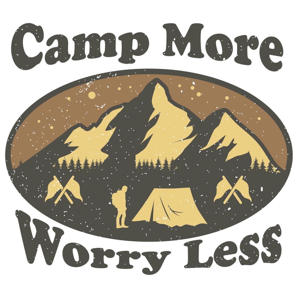 Camp More Worry Less Metal Thermometer Sign – Elliot Avenue by Label  Shopper