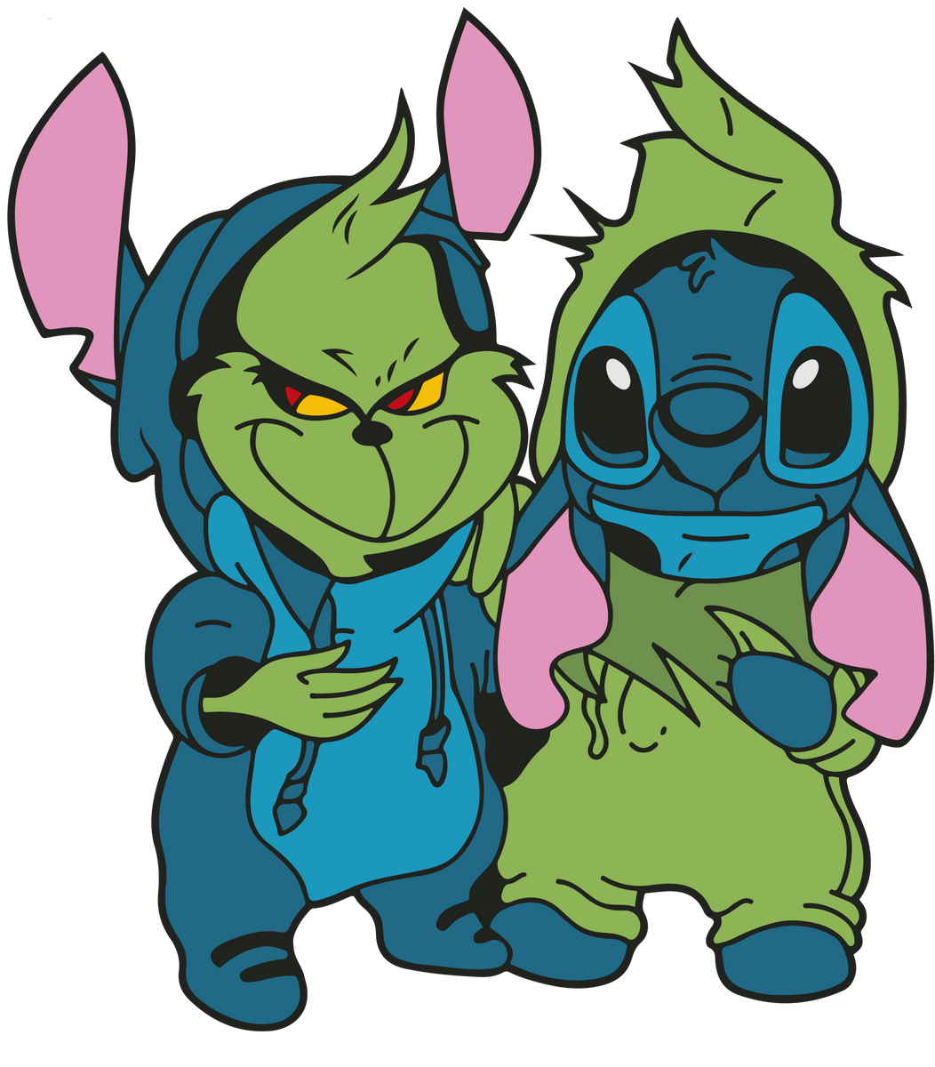 Stitch and Grinch Friends – EA-DesignTX